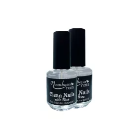   Moonbasanails Clean Nails cu extract de orez - lichid antifungic 2x14ml  