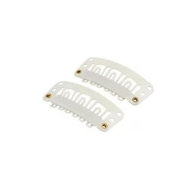 Clemă pentru peruci (pentru peruci atasabile) 10 buc.  Alb