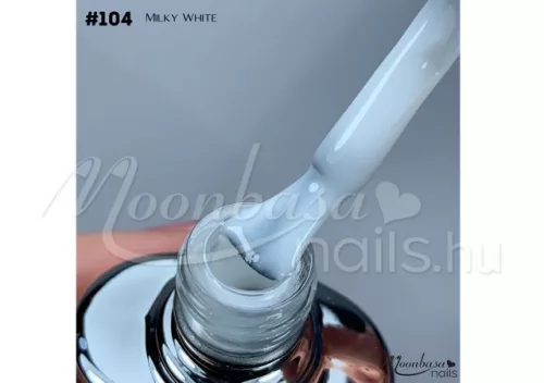 Gel de construcție cu pensulă 12ml #104 Alb lăptos