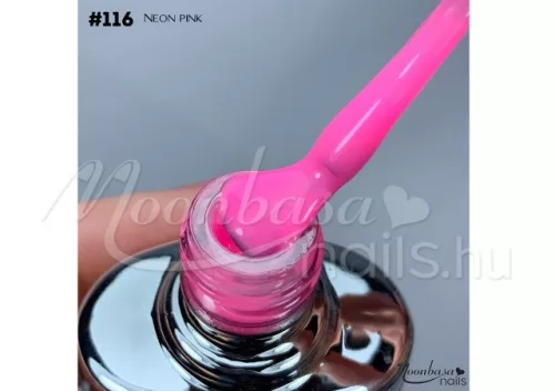 Gel de construcție cu pensulă 12ml #116 Roz neon