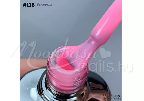 Gel de construcție cu pensulă 12ml #118 Flamingo