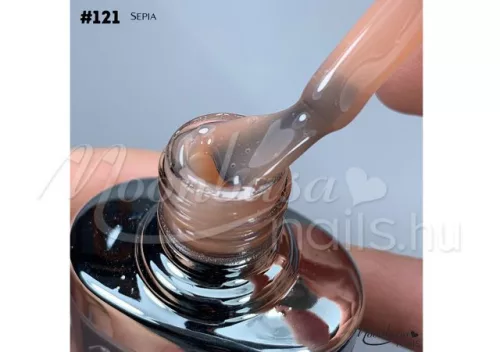 Gel de construcție cu pensulă 12ml #121 Sepia