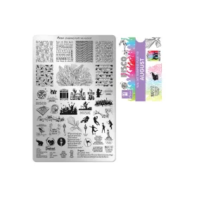 Placă de stampilare - Moyra  #145 August