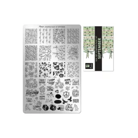 Placă de stampilare - Moyra  #147 Septembrie