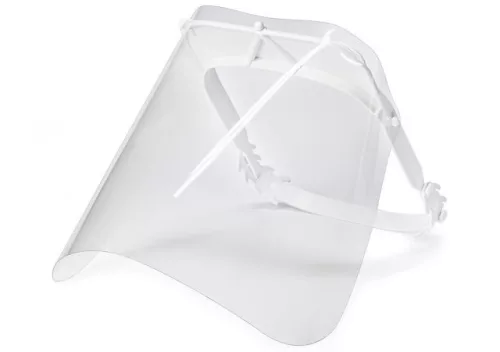 Vizieră de protecție premium din plexiglas   transparentă