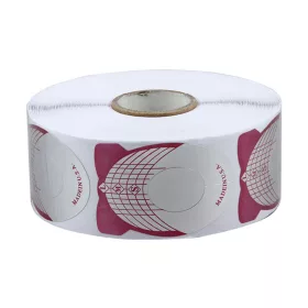   500 sabloane pentru unghii artificiale #001 Burgund si argintiu