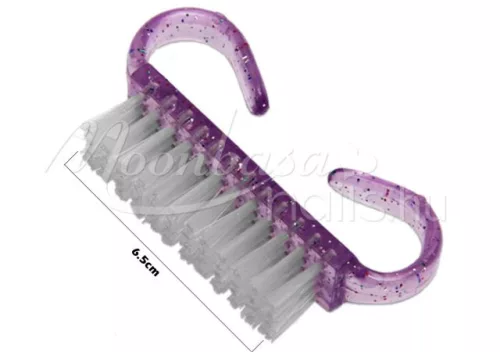 Mini perie de praf cu peri tari   Violet