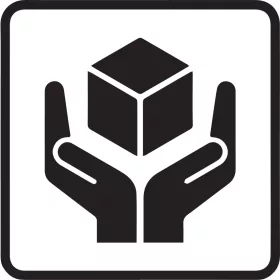   Etichetă autoadezivă - a se transporta cu grijă 100 buc.  