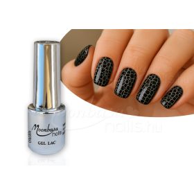 Lac gel crackle 4ml #572 Negru