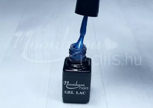 Lac de unghii gel One Step 5ml #009 Albastru satinat perlat