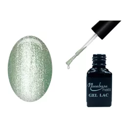 Lac de unghii gel One Step 5ml #025 Hologram verde sclipitor