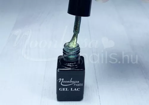 Lac de unghii gel One Step 5ml #025 Hologram verde sclipitor