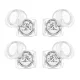 Set mic de cristale strass   