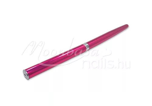 Pensulă plată pentru gel cu strasuri  Z006-8 Roz inchis