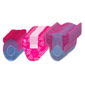 Pachet mare de sabloane pentru unghii artificiale   