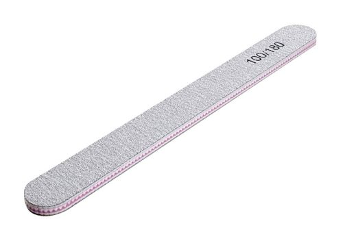 Egyenes reszelő 100/180 #1003 Szürke pink középpel