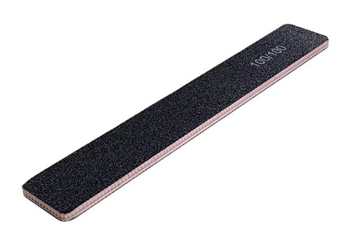 Szögletes reszelő 100/100 #1072 Fekete pink középpel