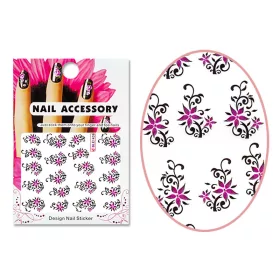 Autocolant cu efect acrilic  BLE-1439 Floare Nonfi