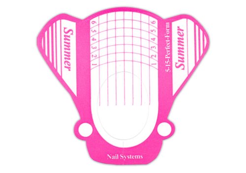 Műköröm sablon 50 db #004 Summer pink