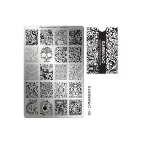 Placă de imprimare - Moyra  #03 Ornamente