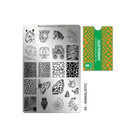 Placă de imprimare - Moyra  #04 Animalistic