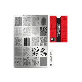 Placă de stampilare - Moyra  #07 Labirint