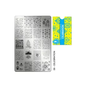 Placă de stampilare - Moyra  #09 Celebration