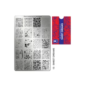 Placă de stampilare - Moyra  #13 Sweet Dreams