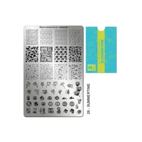 Placă de stampilare - Moyra  #26 Summertime