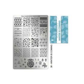 Placă de stampilare - Moyra  #36 Winter is coming