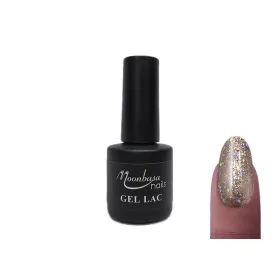 Gel lac 6ml #306 Argintiu cu glitter  