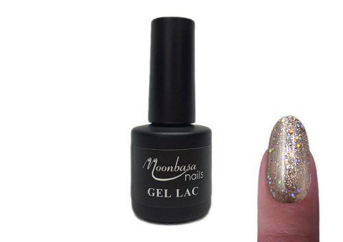 Gel lac 6ml #306 Argintiu cu glitter  