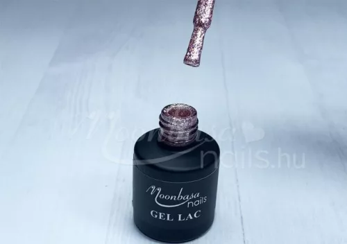 Gel lac 6ml #306 Argintiu cu glitter  