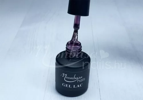 Gel lac 6ml #308 Argintiu cromat cu glitter  