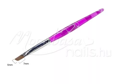 Pensulă plată pentru gel  Z002-6 violet