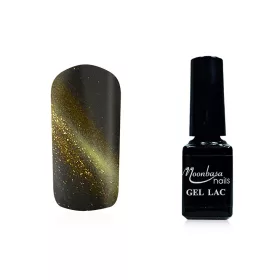 Lac gel cu efect de ochi de tigru 5ml #851 Auriu