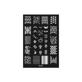 Placă pentru stampilare unghii 95x145cm QQ-09 
