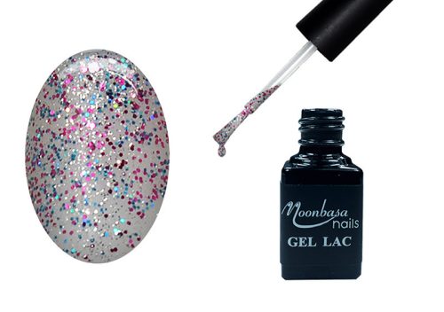 Gel lac One Step 5ml #251 Magie sclipitoare argintie  