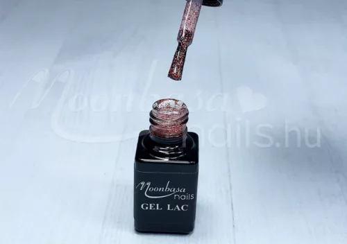 Lac de unghii gel One Step 5ml #258 Pulbere sclipitoare rosu ruginiu