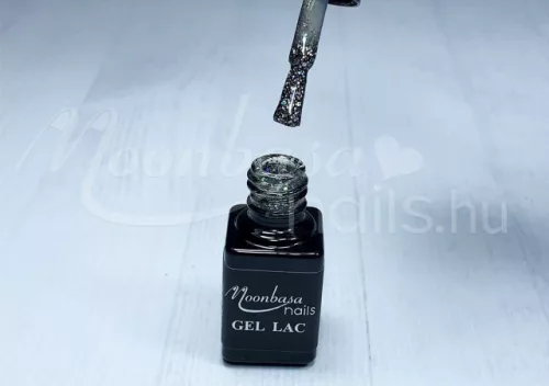 Lac de unghii gel One Step 5ml #261 Verde otrăvitor cu sclipici curcubeu