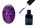 Gel lac One Step 5ml #265 Violet închis cu glitter curcubeu  