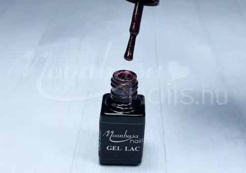 Lac de unghii gel One Step 5ml #267 Negru catifelat cu sclipici burgund