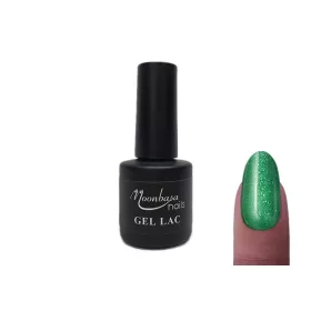 Gel lac 6ml #029 Verde algă cu sclipici