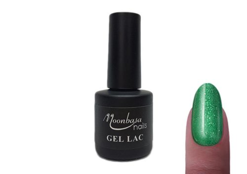 Gel lac 6ml #029 Verde algă cu sclipici