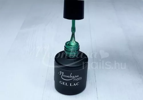 Gel lac 6ml #029 Verde algă cu sclipici
