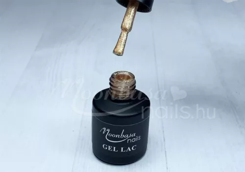 Gel lac 6ml #016 sampanie inchisă cu sclipici