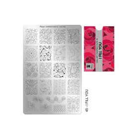 Placă de stampilare - Moyra  #45 I Fill You