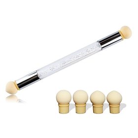 Set pensule ombre cu capete din burete  S005 