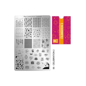 Placă de stampilare - Moyra  #56 Celebration 2