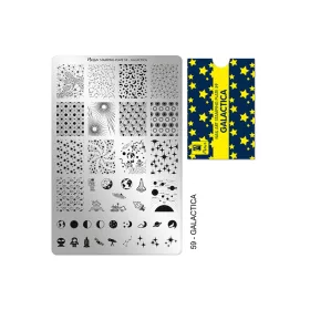 Placă de stampilare - Moyra  #59 Galactica